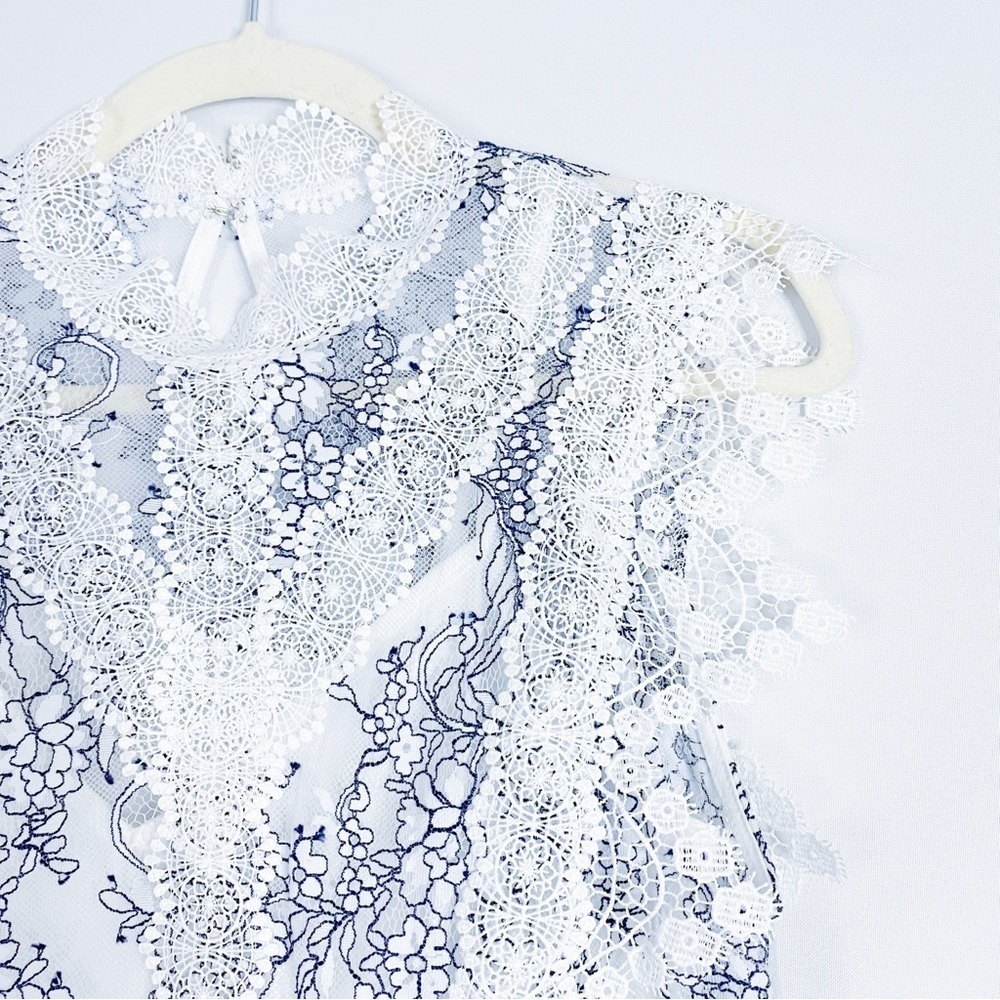 Adelyn Rae - Lace Overlay Top - Picture 4 of 4